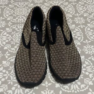 Corkys Metallic Gold Bronze Slip-On Shoes